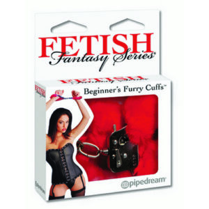 BEGINNERS FURRY CUFFS RED